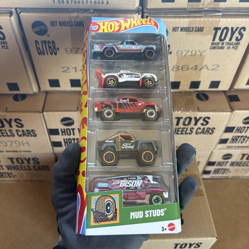 Hot wheels pack mud studs - 5,