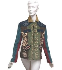 Giacca Velluto Batik Ricami
