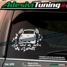 Adesivo Se non mi vedi mi