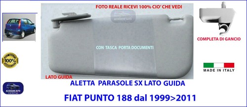 Aletta parasole per fiat - sx,