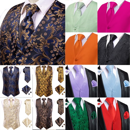 Tie uomo gilet paisley raso - uomo,