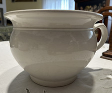 Antico vaso da notte-pitale in ceramica- Sarreguemines