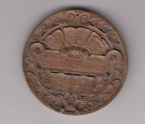 Medaglia credito romagnolo - medaglia,