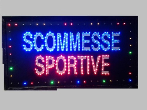 Insegna led con scritto - a,