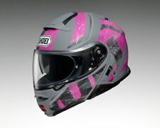 Casco pronto Shoei Neotec 2 JAUNT TC 7 nero opaco grigio rosa flip up Bluetooth