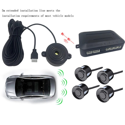 Sensore parcheggio auto 12v - sensore,