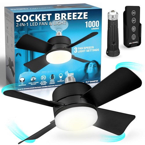 Presa ventilatore luce - luce, e26