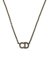 Collana con logo Dior Christian CD oro da donna