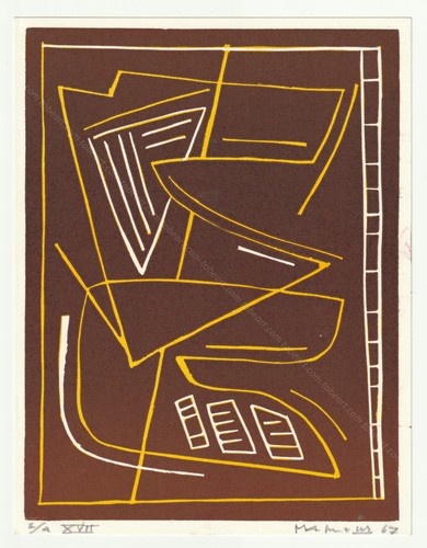 Alberto magnelli linogravure - alberto, magnelli.