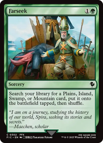 Farseek fetch land - land, mtg
