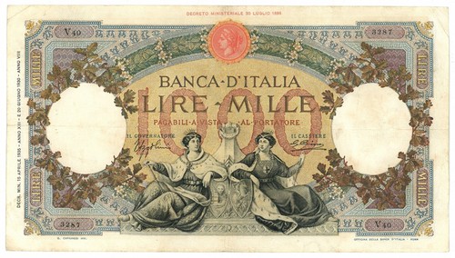 1000 lire capranesi - 1000,