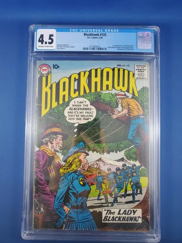 Blackhawk 133 cgc first - 4.5,