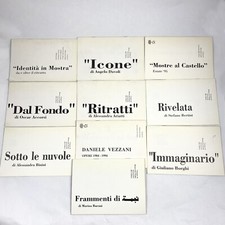 10 cataloghi arte Montecchio Emilia: Davide Benati, Angelo Davoli, Oscar Accorsi