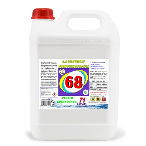 Detersivo lavatrice liquido - detersivo, 68