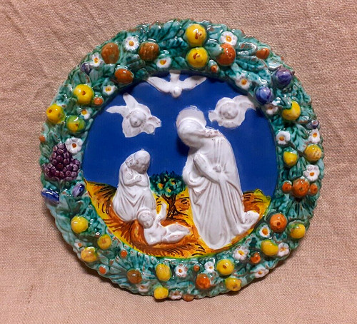 Madonna bambino stile della - bambino,