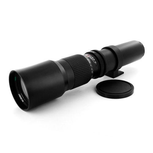 500mm super telephoto lens - 500mm, f/8