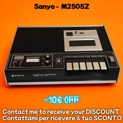 1975 sanyo m2505z cassette - m2505z,