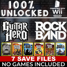 Guitar Hero Rock Band Wii | Tutte le canzoni 100% scheda SD