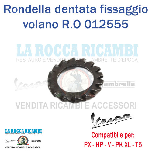 Rondella dentata fissaggio