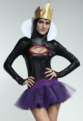 Costume donna sexy bianco neve