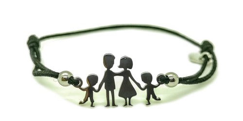 Gioiello bracciale famiglia - bracciale,