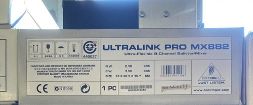 Behringer mx882 ultralink pro - behringer,