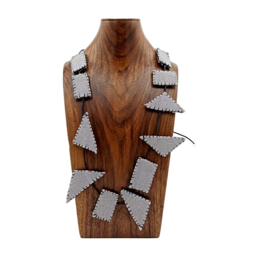 Collana lunga boho feltro - collana,