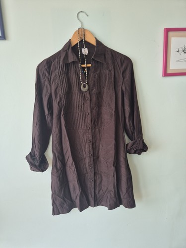 Silk and cotton blouse - and,