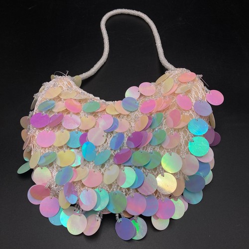 Borsa paillettes pastello - , 9"