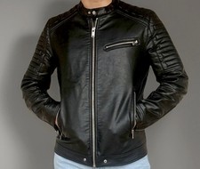 Giacca Moto Zara Nera Ecopelle