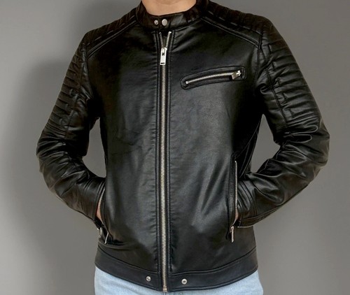 Giacca moto zara nera - moto,