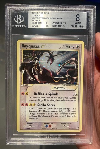 Rayquaza gold star 107 - star, ⭐️