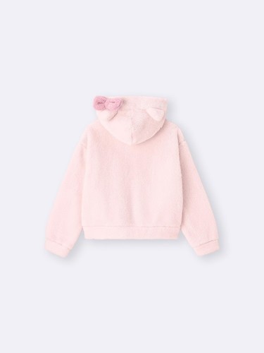 Felpa con cappuccio zip intera