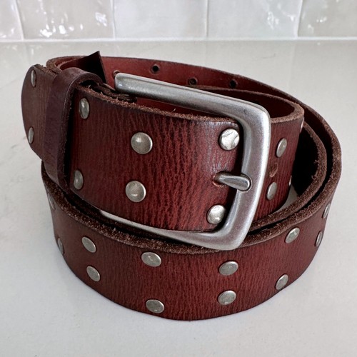 Cintura uomo pelle - , borchiata