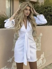 Zara Bianco Corto Popeline