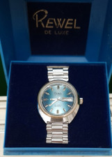 REWEL AUTUOMATIC AS 2066 + BOX NOS  OROLOGIO VINTAGE DA UOMO WATCH MONTRE UHR