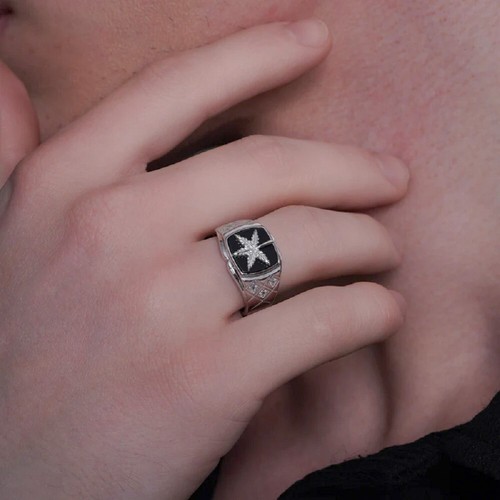 Anello uomo argento - uomo,