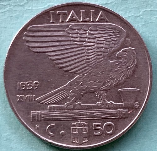 Moneta vittorio emanuele - moneta, 50