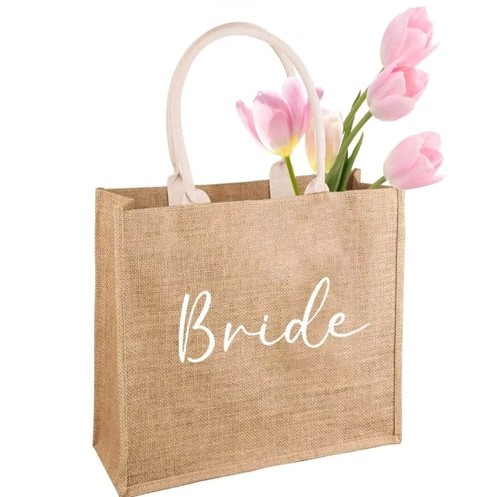 Borsa tote juta sposa festa - borsa,