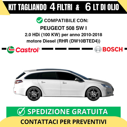 Tagliando filtri bosch 6 - filtri, e