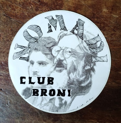 Adesivo fan club nomadi - fan, broni