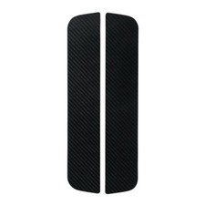 Coppia profili battitacco portiera adesivi carbon look 300x55mm