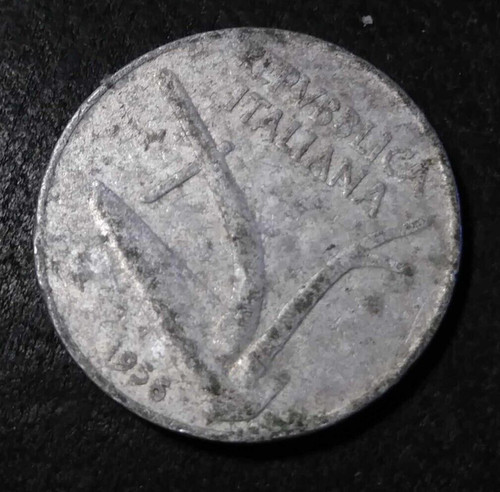 1956 italy lire coin - |, |