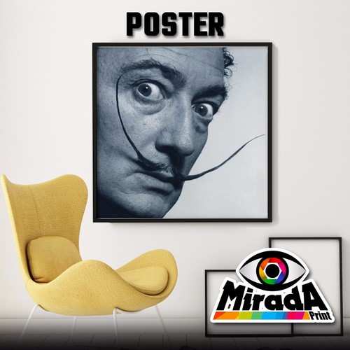 Poster baffi salvator dali - poster,