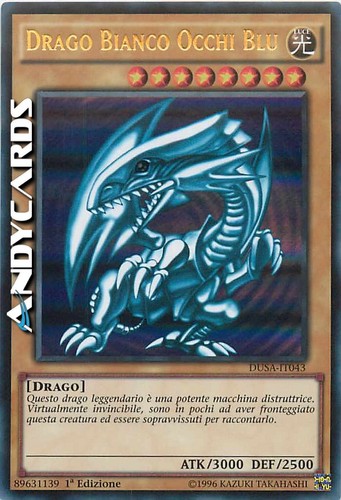 Drago bianco occhi blu - occhi,
