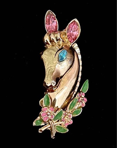 Spilla fiore puledro coro - spilla,