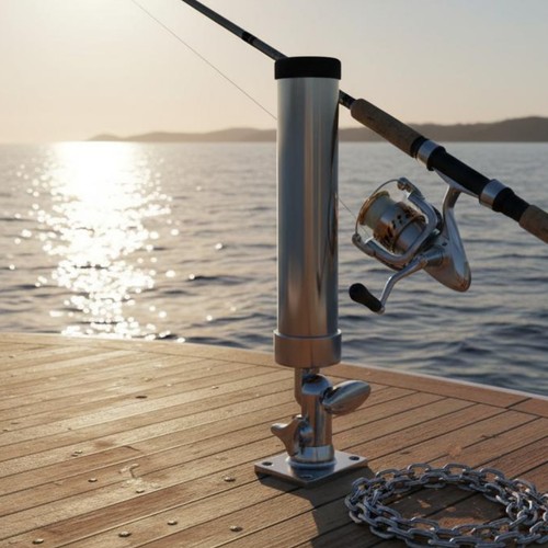 Tubo portacanna acciaio inox - tubo,