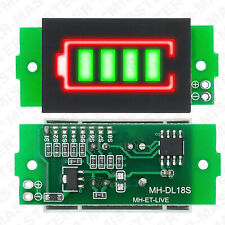INDICATORE DI TENSIONE LIVELLO DI CARICA DELLA BATTERIA Li-ion LiPo 1S -8S VERDE