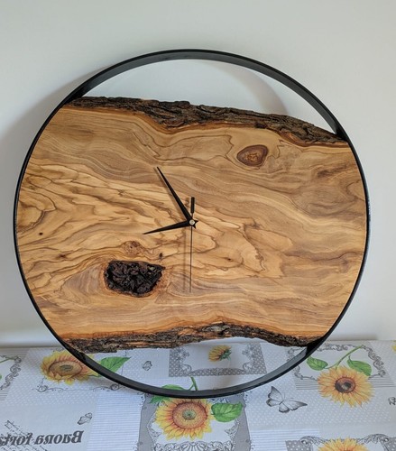 Orologio parete ulivo 50cm con - 50cm,