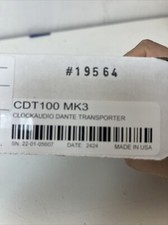 Clock Audio Dante/AES67 CDT100